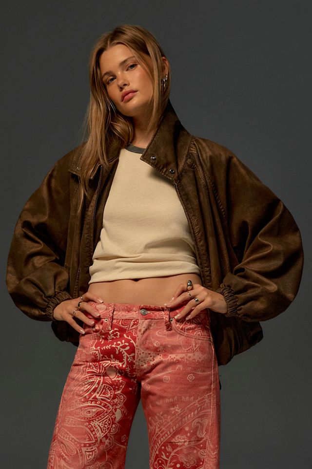 We The Free Chelsea Vegan Suede Funnel-Neck Jacket #10