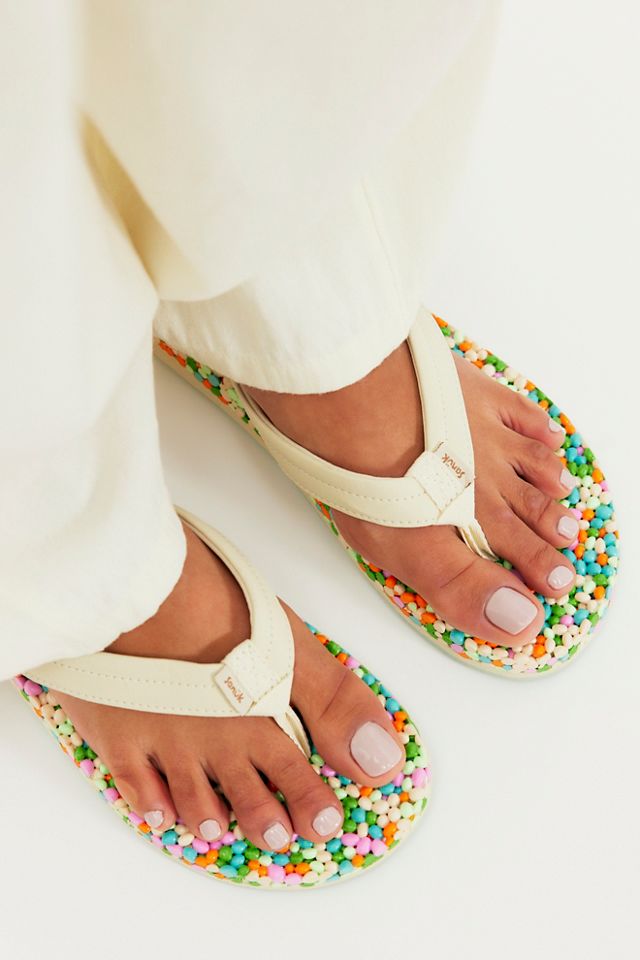 Sanuk x free-est Bubblecush Flip Flops #1