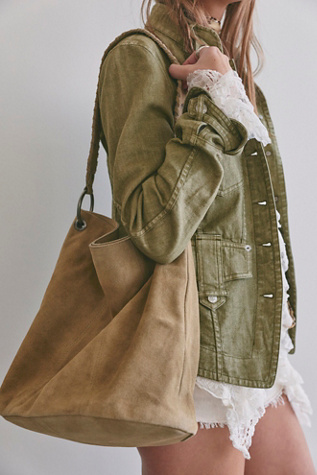 Fort Green Bucket Bag at Free People in Khaki