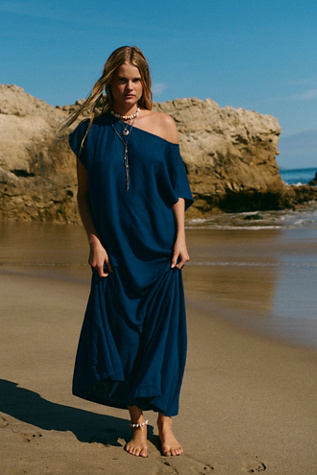 knee length dresses for ladies Long Sleeve Empire Waist Maxi Dress main image 0