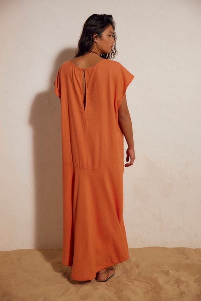 Tierney Linen Maxi Dress | Free People