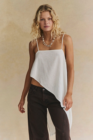 Sandshell Linen Delia Top