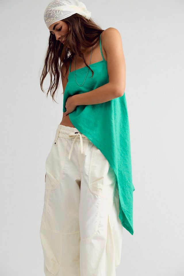 Sandshell Linen Delia Top #4