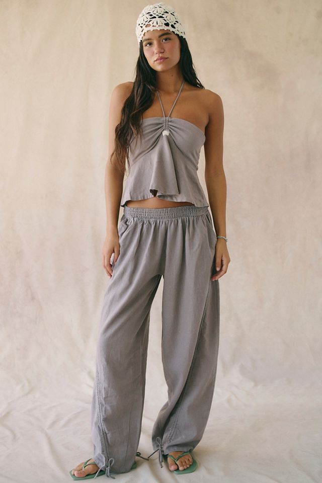 パンツ beautiful people linen cotton pants Lunasol Cotton-Linen Pant Set | Free People