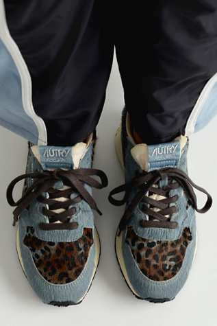 Autry Reelwind Animal Print Low-Top Sneakers
