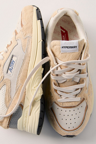 Autry Hyperway Hair-On Low-Top Sneakers