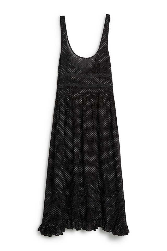 Voile and Lace Midi Slip Dress #5