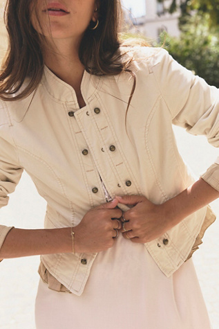 Cloud Nine Ruffle Band Jacket