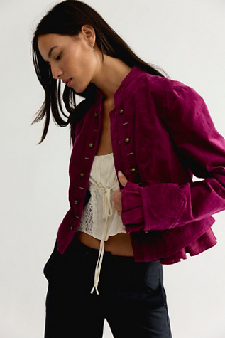 Cloud Nine Ruffle Band Jacket