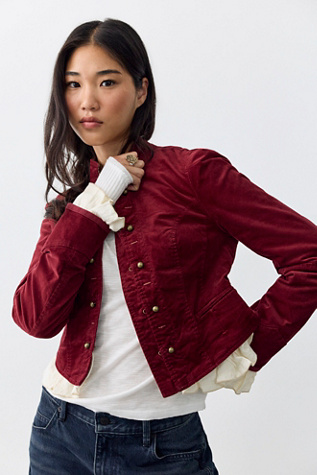 Cloud Nine Ruffle Band Jacket