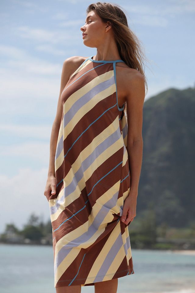 Sunspell Striped Midi Dress #2