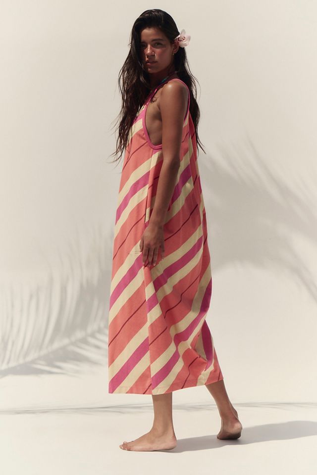 Sunspell Striped Midi Dress #3