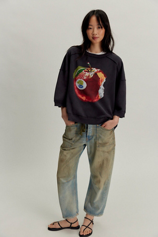 Женский свитер We The Free Everything Printed Pullover, цвет: Комбинированный — фото 3