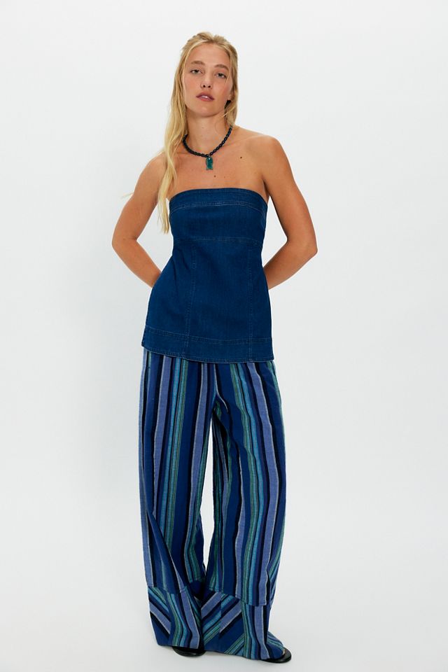 Solara Denim Tube Top #3