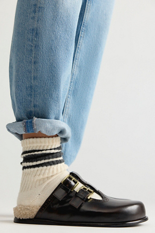 Shoreditch Faux Shearling Mules by Free People