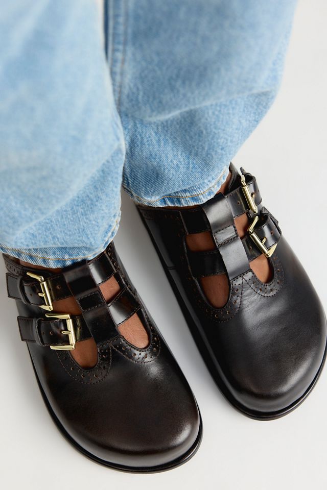 Shoreditch Faux Shearling Mules #1