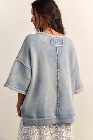 Женский свитер We The Free Faded Memory Pullover, цвет: Комбинированный — фото 2