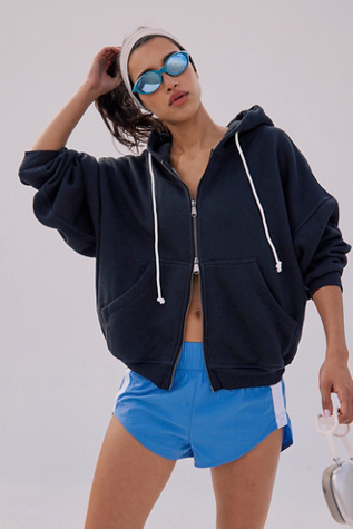 Женское худи FP Movement Final Call Zip-Up, цвет: Чёрный — фото 1