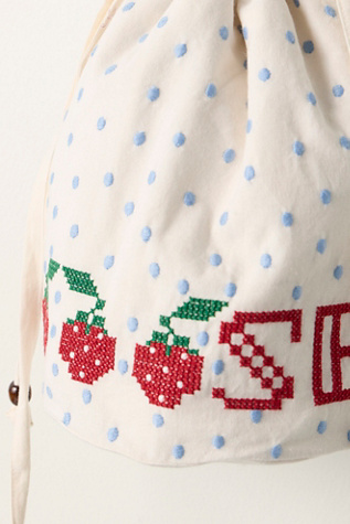 Женская сумка Sissel Edelbo Babba Drawstring, цвет: Молочный белый — фото 3