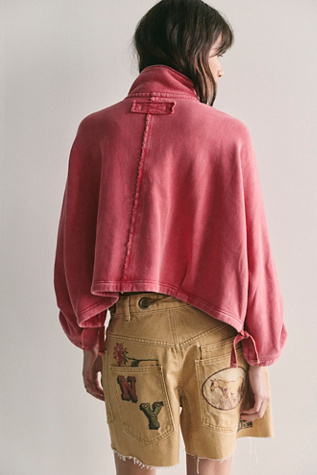 Женская толстовка We The Free Tally Sweatshirt Cardi, цвет: Красный — фото 4