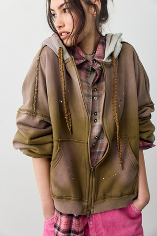 We The Free Fun Pieced Zip-Up