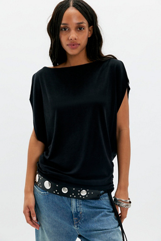 Pearson Tee by Free People in Black, Size: M