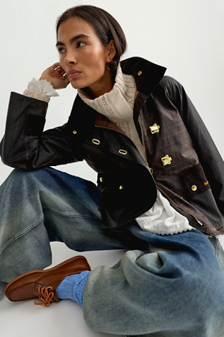 Barbour Hazelwood Checked Waxed Cotton Jacket