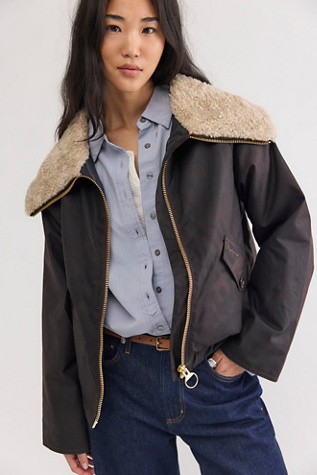 Barbour Mary Waxed Cotton Jacket by Free People