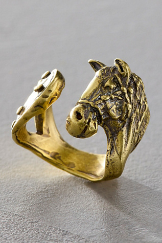 Alkemie Horse & Stirrup Ring