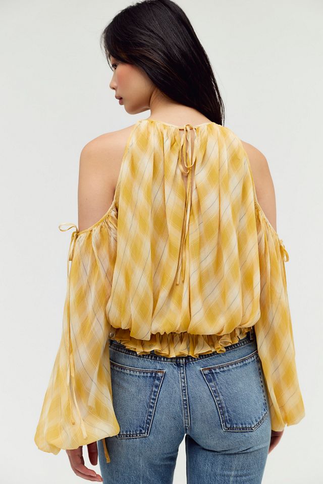 Ronny Kobo Kiera Cold-Shoulder Top #1