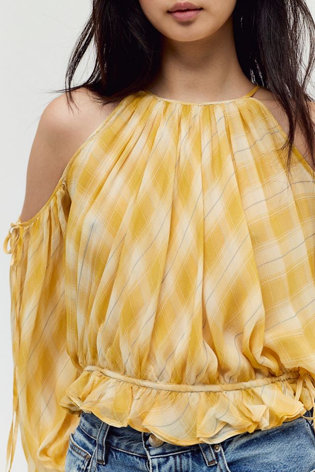 Ronny Kobo Kiera Cold-Shoulder Top #3