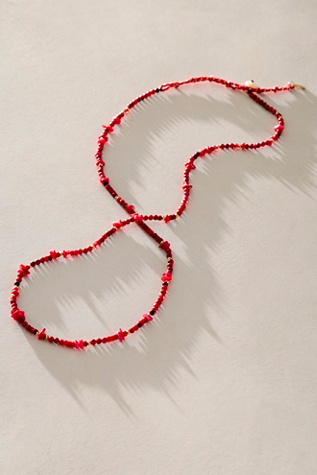 Arin Belly Chain at Free People in Red