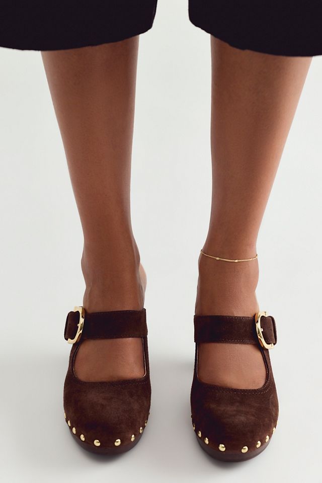 Frye Cindy Buckle Clogs #1