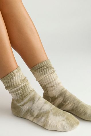 Natural Tie-Dyed Socks