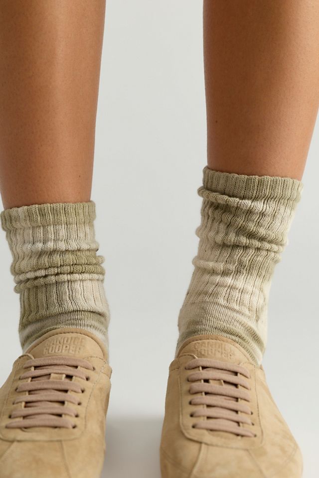 Natural Tie-Dyed Socks #1