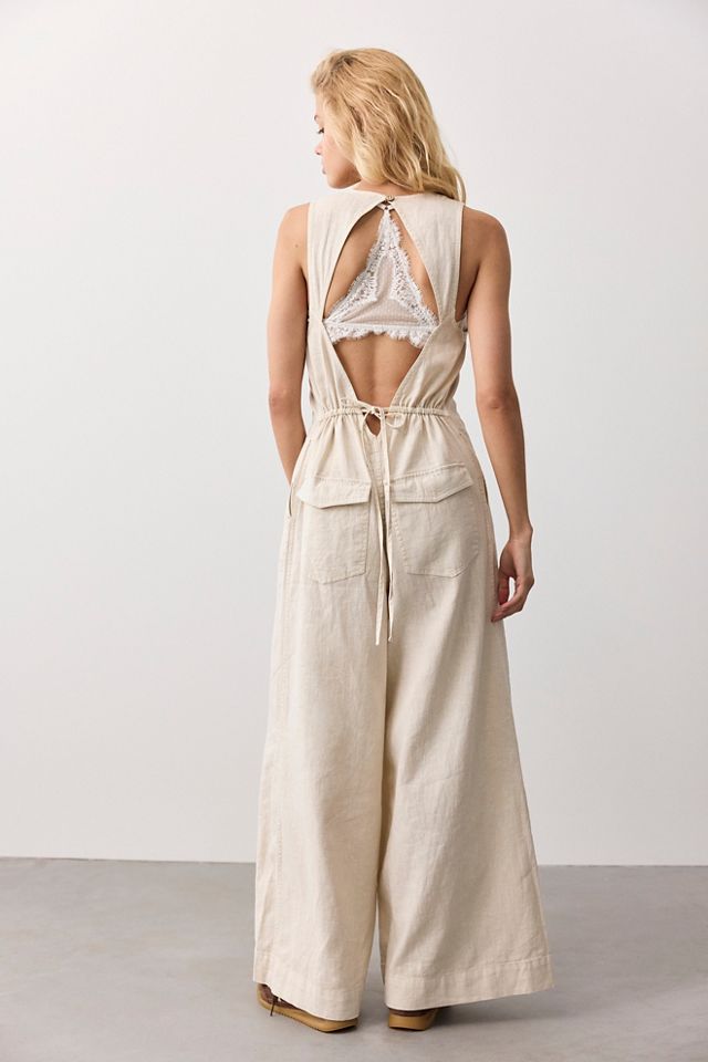 Do No Wrong Linen Jumpsuit #1