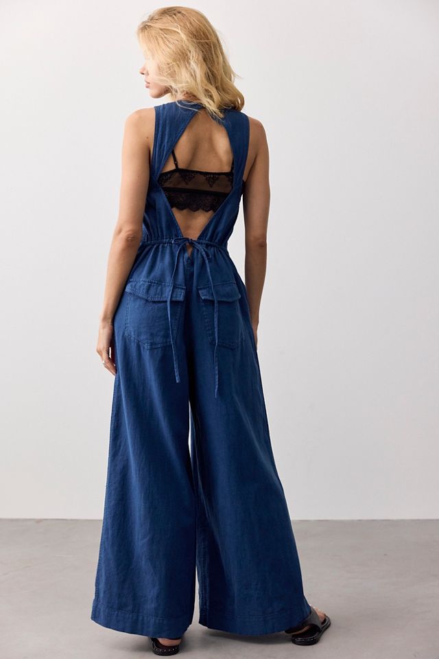Do No Wrong Linen Jumpsuit #1