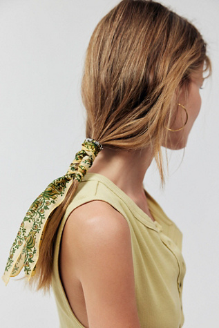 Vessa Pony Scarf at Free People in Garden Tapestry