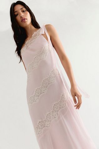 For Love & Lemons Marcella One-Shoulder Maxi Dress