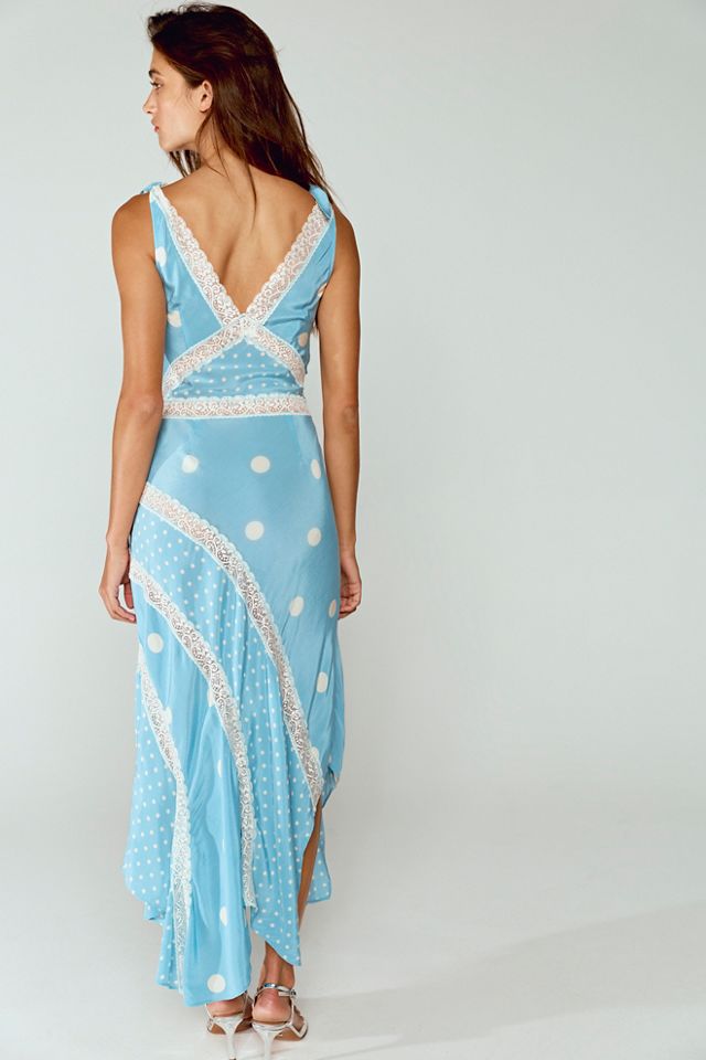 For Love & Lemons Stormie Dot Midi Dress #1