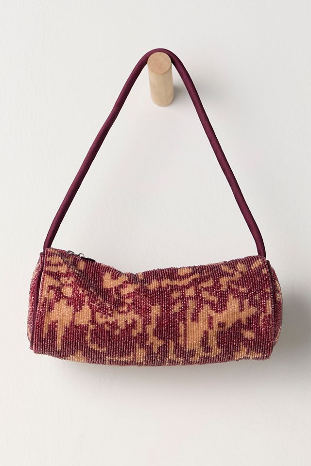 Bailey Beaded Barrel Bag #1