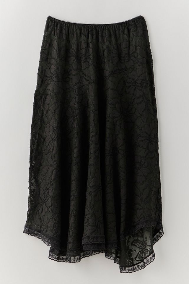 Sheer Emotion Midi Slip Skirt #1