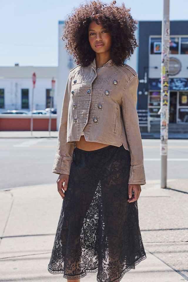 Sheer Emotion Midi Slip Skirt #3
