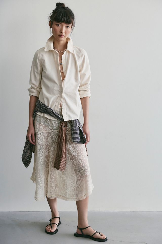Jupe midi transparente Sheer Emotion #14