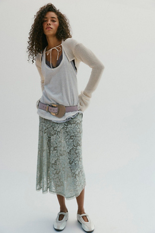 Jupe midi transparente Sheer Emotion