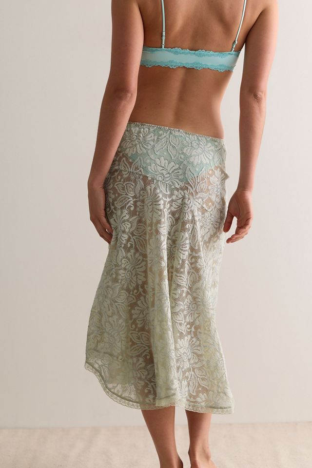 Sheer Emotion Midi Slip Skirt #2