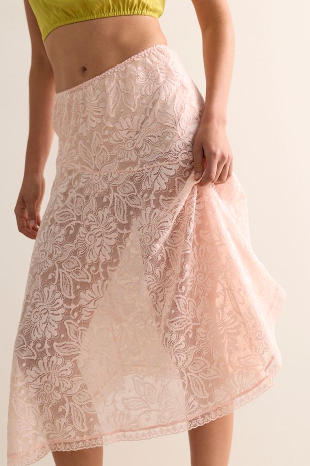 Sheer Emotion Midi Slip Skirt #3
