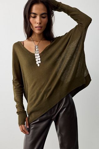 We The Free Sweet Tea Fine Gauge Pullover
