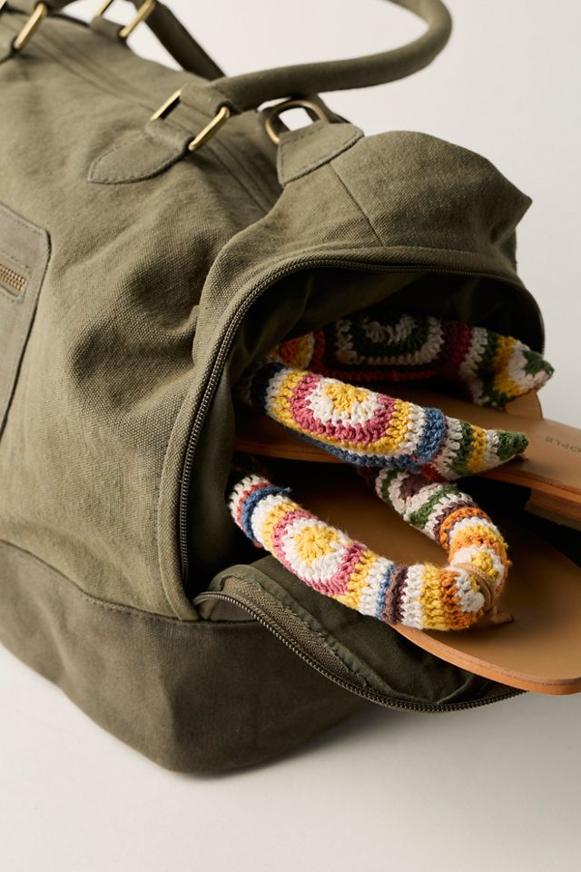 Sac de week-end en toile lavée #2