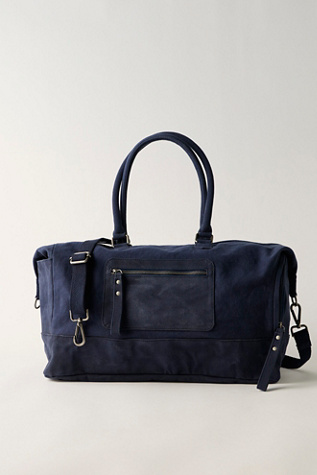 Washed Canvas Weekender Bag